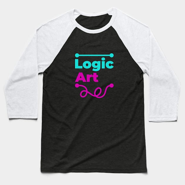 Logic vs Art Baseball T-Shirt by T-Shirts Zone